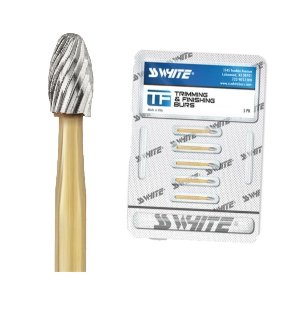 SS White 15380-5 Friction Grip FG #8379G Trimming & Finishing 12 Blade Football Carbide Burs 5/Pk SS White 15380-5 Friction Grip FG #8379G Trimming & Finishing 12 Blade Football Carbide Burs 5/Pk